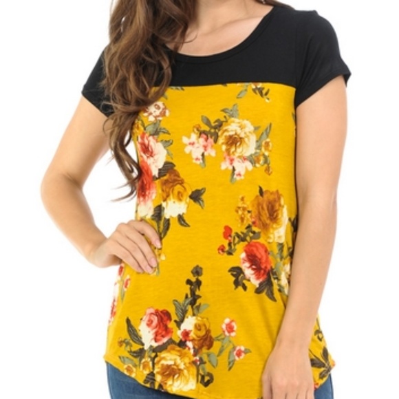 Magic Fit Tops - Floral Top